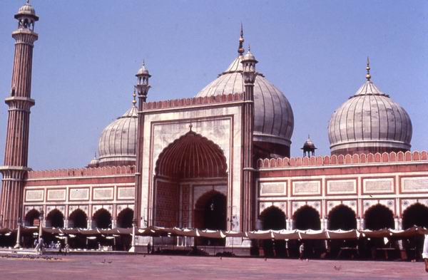 Dehli : Moschea  Jama Masjid