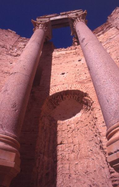 Leptis Magna : Colonne