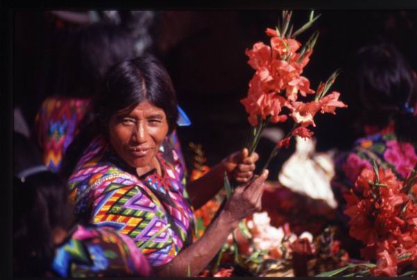 Fioraia a Chichicastenango