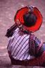 Santiago Atitlan : Donna con tipico copricapo