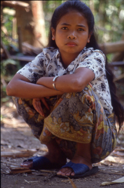 Ragazza a Lombok